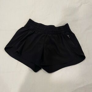 LULULEMON BLACK RUNNING SHORTS